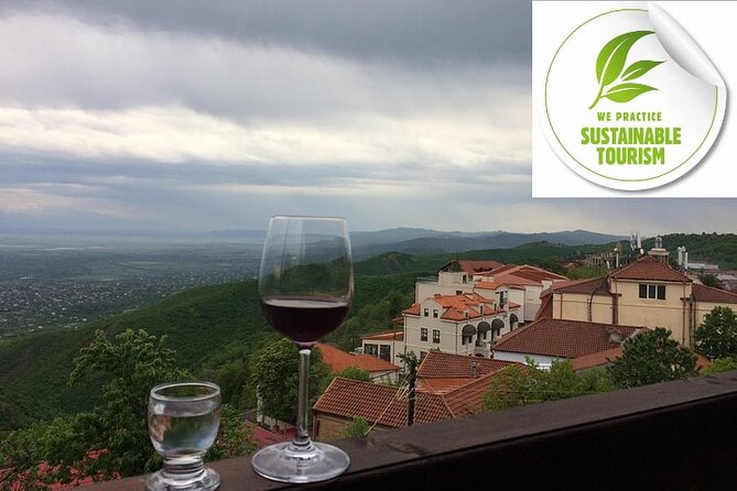 3 Organic Wineries Private Day Trip to Wine Province With Lunch and Tastings - Sighnaghi city walls and Okros Winery