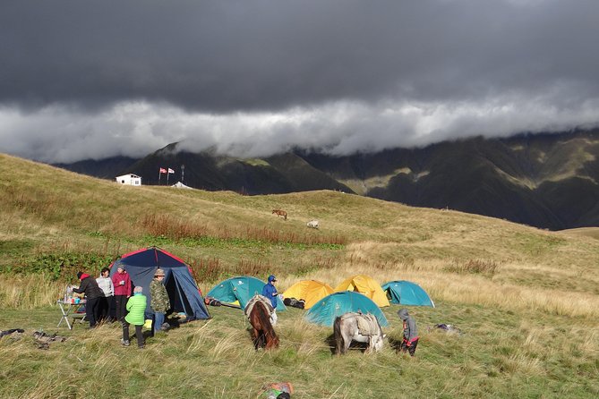 7-day hiking expedition to Tusheti through the Atsunta pass - Day 2: Mutso, Ardoti, and the first night under canvas