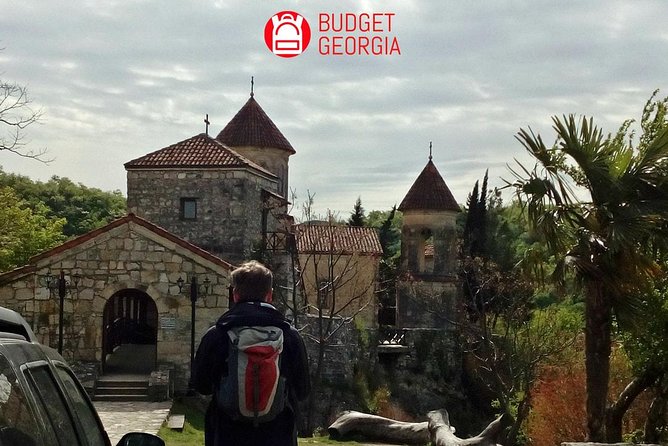 BAGRATI, GELATI & MOTSAMETA Group Tour from Kutaisi - Motsameta Monastery above the river