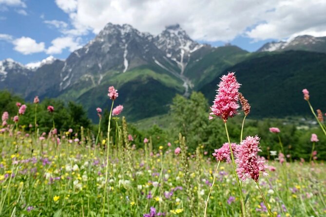 Causacus mountains at Majestic SVANETI and MESTIA from Kutaisi - Waterfalls and mountain views on the way to Mestia
