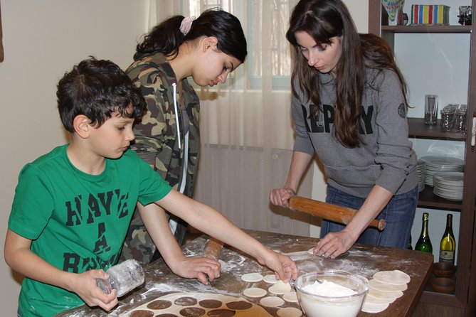 Cook True Ajarian Khachapuri and Khinkali in Highlanders Style - Second task: folding five to six khinkali