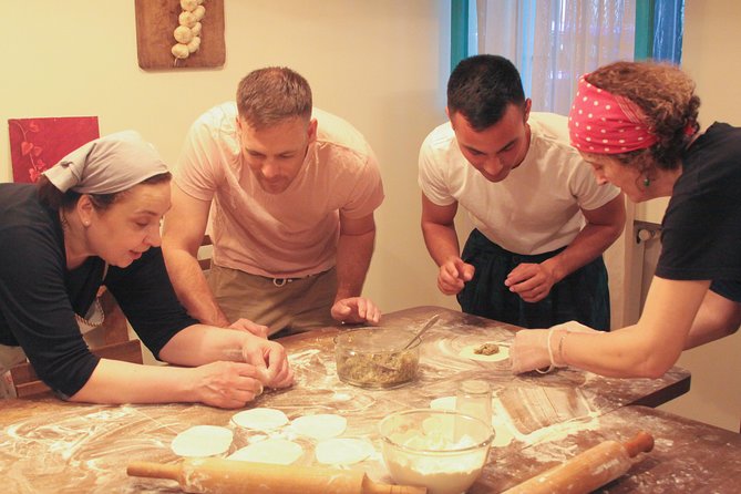 Cook True Ajarian Khachapuri and Khinkali in Highlanders Style - Lunch with homemade wine