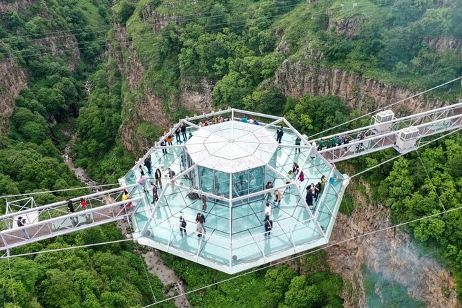 Dashbashi Canyon, Glass Bridge, Bicycle Zip Line, Swing, Private Full Day Tour - Four hours around the canyon