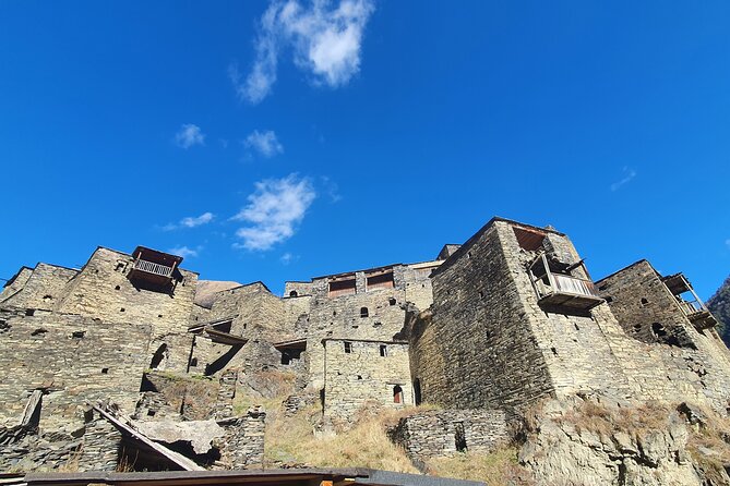 day trip to Shatili, Khevsureti, Mutso, Ananuri. - Mountain roads, weather, and comfort