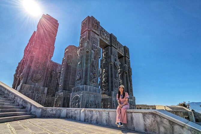Instagrammable sites of Tbilisi private tour - Metekhi Cathedral and the first great view of Old Tbilisi