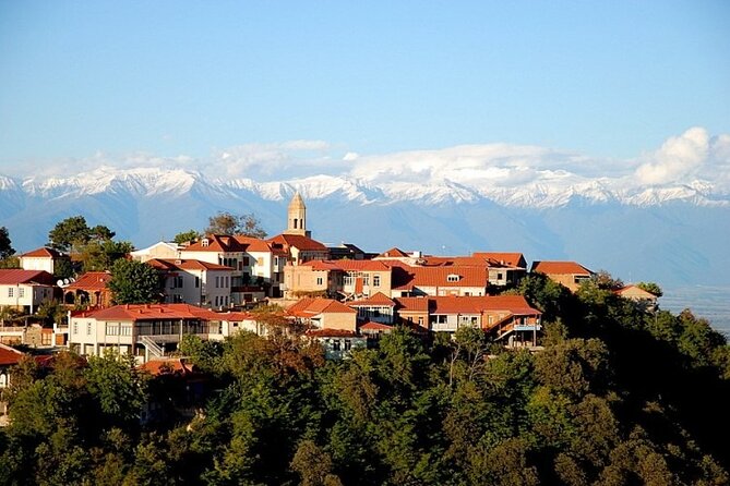 Kakheti;City of Love Sighnaghi, Bodbe. KTW. Wine House Group tour - Lunch above the Alazani Valley