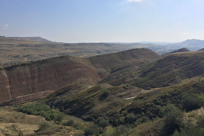Kakheti: David Gareji Sighnaghi Bodbe & Rainbow Mountains - Sighnaghi city walls and the Alazani Valley