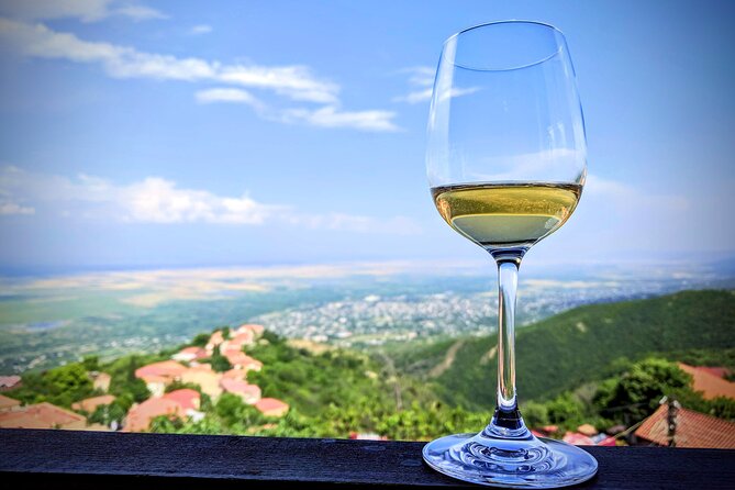 Kakheti Gems: Rainbow Mountains, Gareji & Signagi Private Tour - Wine on the old walls above Alazani Valley