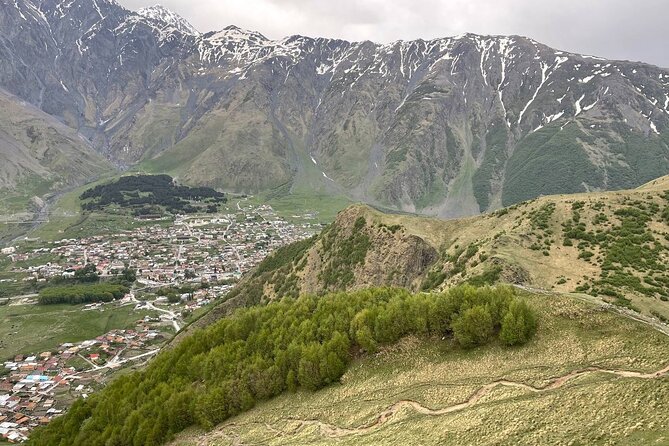 Kazbegi.All inclusive tour in Caucasus mountains - Stepantsminda and the approach to Kazbegi