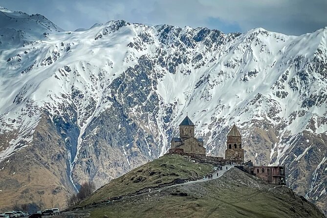 Kazbegi-Ananuri-Gudauri: Epic Views & History (Group) - Sno’s stone heads and Elia Mountain
