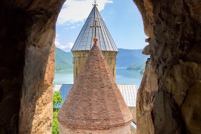 Kazbegi Day Trip (Jinvali, Ananuri, Gudauri, Gergeti church) - Zhinvali Reservoir: the first big change in scenery