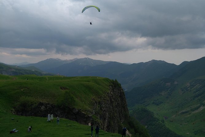 Kazbegi Day Trip (Jinvali, Ananuri, Gudauri, Gergeti church) - Gudauri: high roads, ski slopes, and a mineral spring