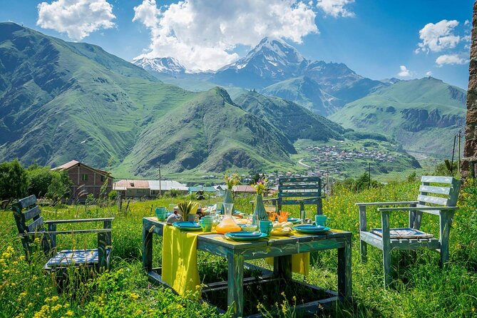 KAZBEGI GUDAURI ANANURI One day group tour From Tbilisi! - Gudauri, honey, and Georgian chacha