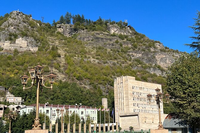 Kutaisi: Chiatura Cable Cars & Katskhi Pillar Guided Tour - Mgvimevi Monastery is the quieter stop
