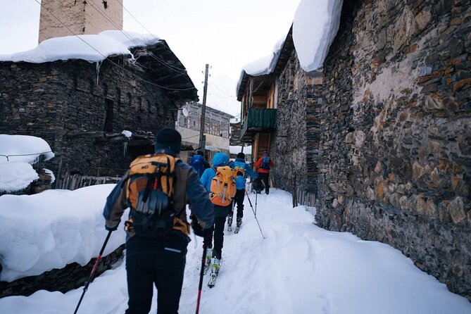 Mestia Ushguli private tour - Lamaria chapel above the village