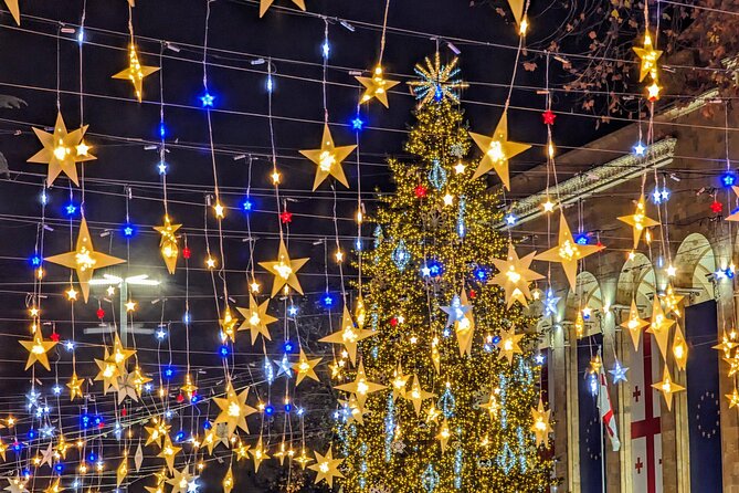 New Year in Tbilisi: Christmas Market and Hidden Gems Tour - Bazari turns an old market into a food stop
