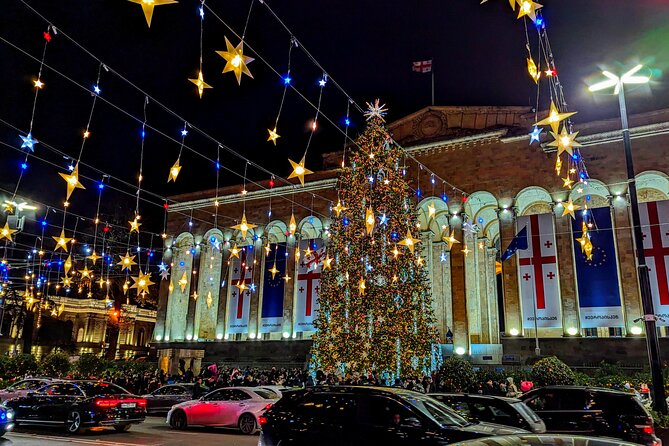 New Year in Tbilisi: Christmas Market and Hidden Gems Tour - Starting beneath St George’s Column at Liberty Square