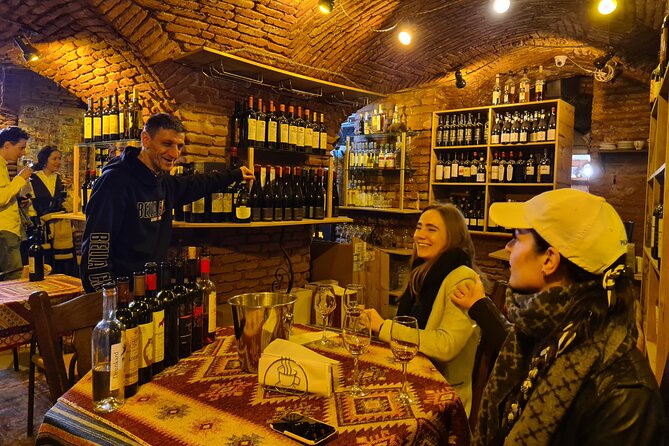 Old Tbilisi Highlights walking tour with wine & 10 tastings - Gabriadze theater and the details above eye level