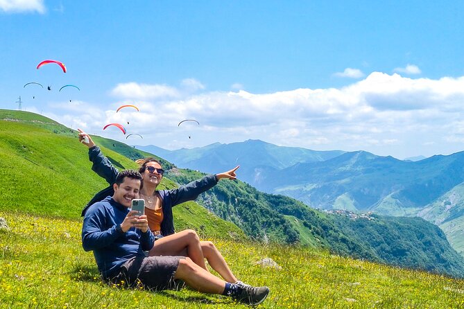 Private Kazbegi Tour: Gergeti, Ananuri & Scenic Views - Gudauri: wide views at high altitude