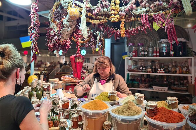 Private Tbilisi Food Tour: 9 Tastings Walk in Bohemian District - Eggplant with walnuts shows the Georgian table