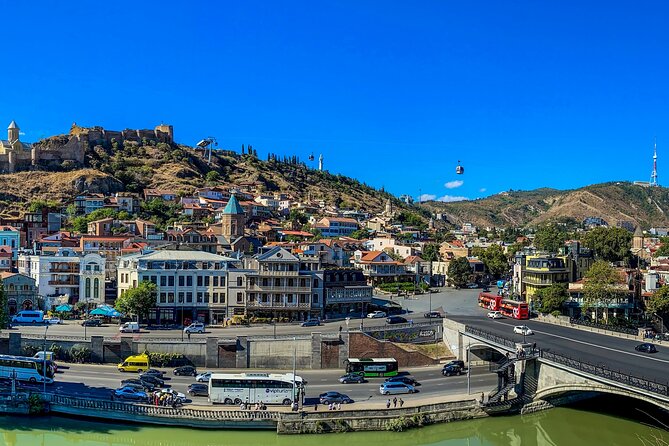 Private Walking Tbilisi City Tour - Returning across the Bridge of Peace