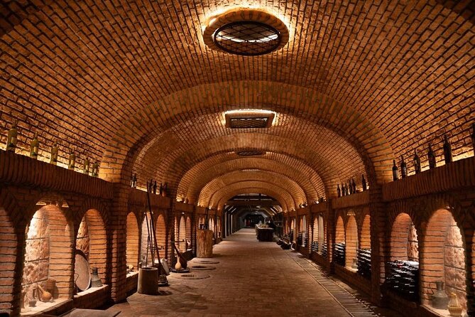 Private Wine Tour In Kakheti Region with 7 Wines and Lunch - Kvareli Wine Tunnel adds a formal wine setting