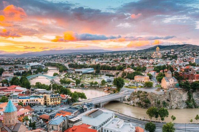 Tbilisi City Tour, Most Popular Tourists Destinations In The Capital Of Georgia - The Chronicle of Georgia: A Powerful Monument Outside the Center