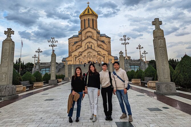 Top highlights of Tbilisi: Old City Sameba Chronicles of Georgia - Narikala Fortress above the Old City