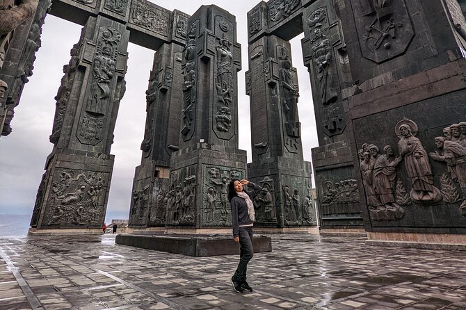Top highlights of Tbilisi: Old City Sameba Chronicles of Georgia - The Bridge of Peace and a modern Tbilisi symbol