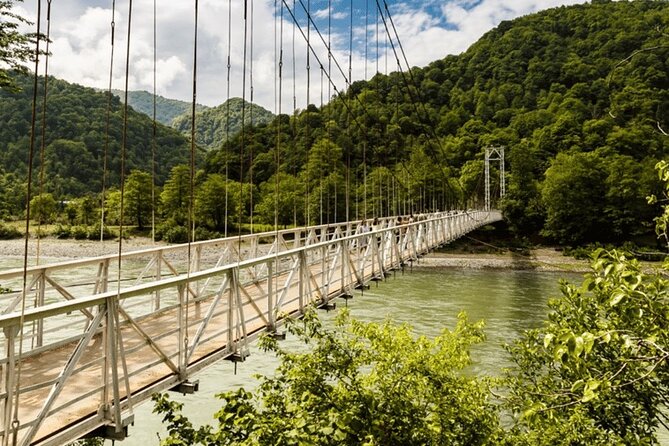 Wine and Dine Tour To Batumi Waterfalls - Mountainous Adjara - Mirveti Waterfall and a narrow Soviet bridge